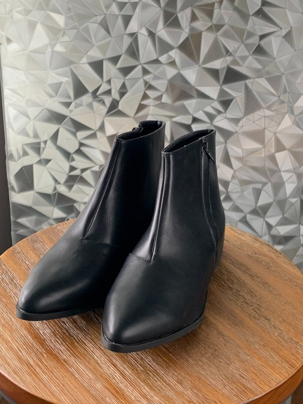 Dorothy Perkins Pointed Black Ankle Boots sz 11 US 8 UK 42 EU
